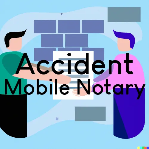 Traveling Notary in Accident, MD