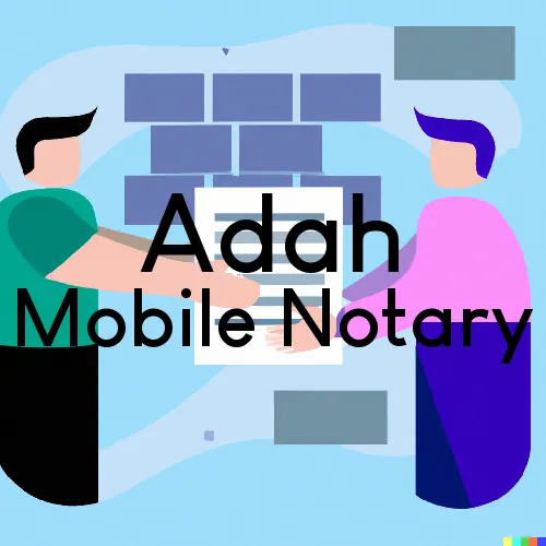 Adah, Pennsylvania Online Notary Services