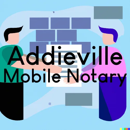 Addieville, IL Mobile Notary and Traveling Signing Services 