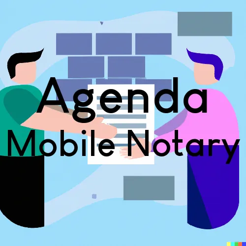 Agenda, KS Mobile Notary and Signing Agent, “Happy's Signing Services“ 