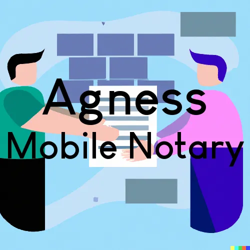 Agness, OR Mobile Notary and Traveling Signing Services 