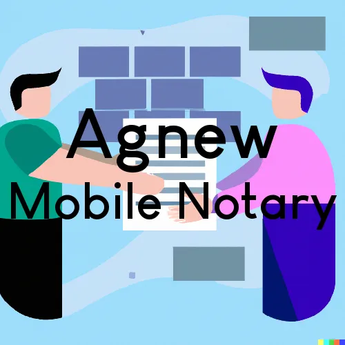 Agnew, NE Traveling Notary, “Munford Smith & Son Notary“ 