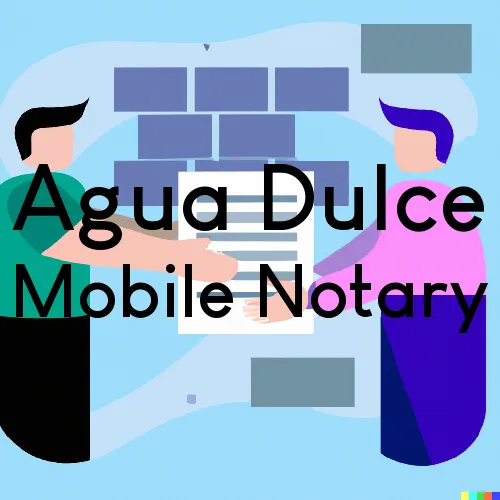 Agua Dulce, TX Mobile Notary and Traveling Signing Services 