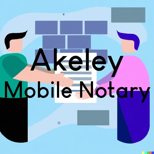 Akeley, MN Mobile Notary and Traveling Signing Services 
