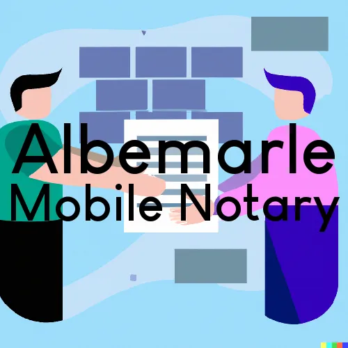 Albemarle, NC Mobile Notary and Traveling Signing Services 