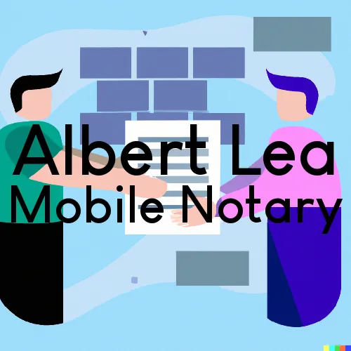 Albert Lea, MN Mobile Notary and Traveling Signing Services 