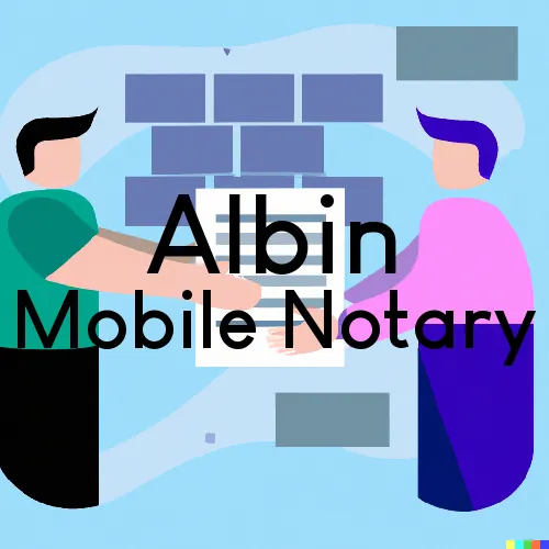 Albin, WY Traveling Notary Services