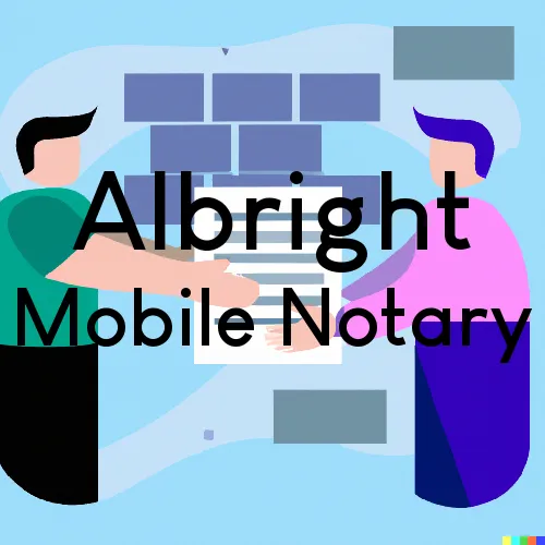 Traveling Notary in Albright, WV
