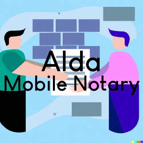 Alda, NE Mobile Notary Signing Agents in zip code area 68810