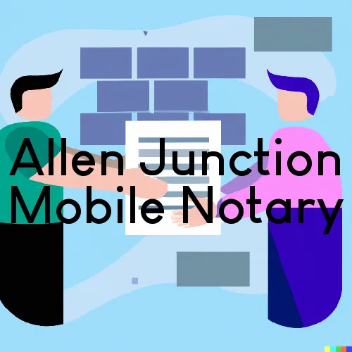 Allen Junction, WV Mobile Notary Signing Agents in zip code area 25810