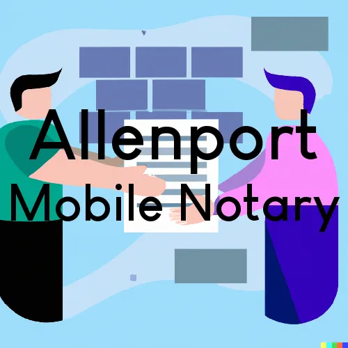 Allenport, PA Mobile Notary and Signing Agent, “Best Services“ 
