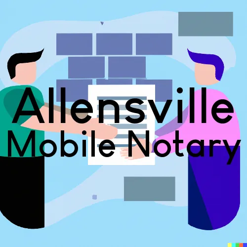 Allensville, PA Mobile Notary and Signing Agent, “Best Services“ 