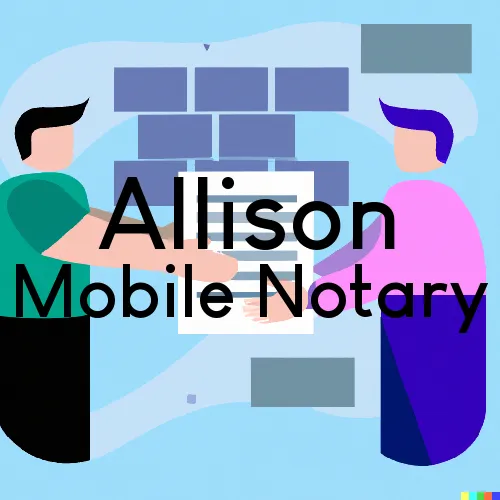 Traveling Notary in Allison, IA