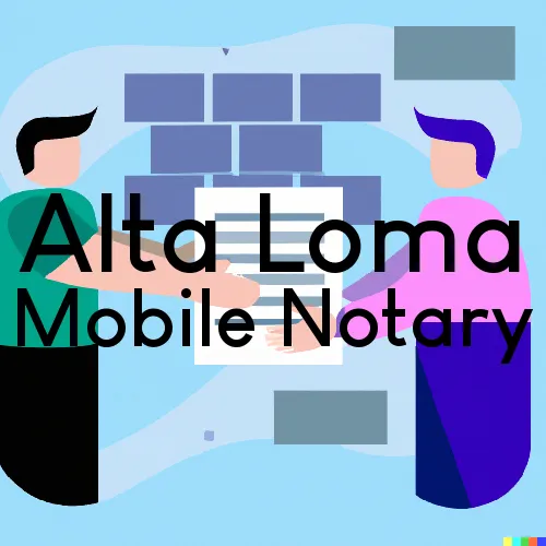 Alta Loma, TX Mobile Notary and Signing Agent, “Munford Smith & Son Notary“ 