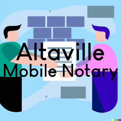 Altaville, CA Mobile Notary and Traveling Signing Services 