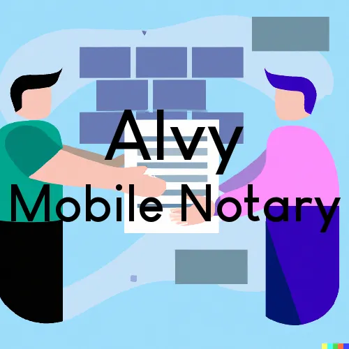 Alvy, WV Traveling Notary, “Munford Smith & Son Notary“ 