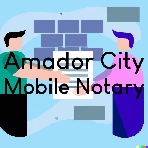 Amador City, CA Traveling Notary Services