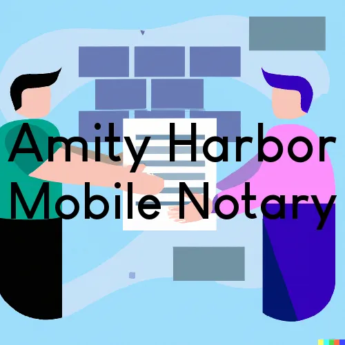 Amity Harbor, NY Traveling Notary, “Happy's Signing Services“ 