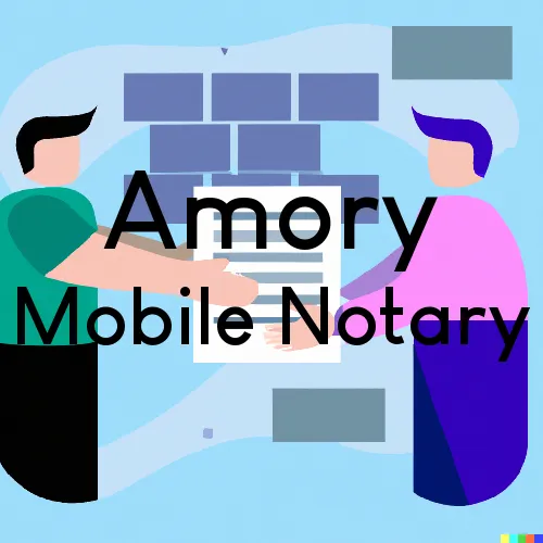 Traveling Notary in Amory, MS