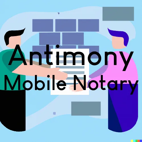 Traveling Notary in Antimony, UT
