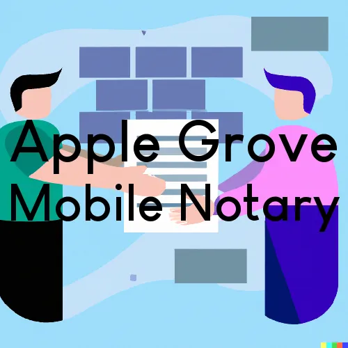 Apple Grove, WV Mobile Notary Signing Agents in zip code area 25502