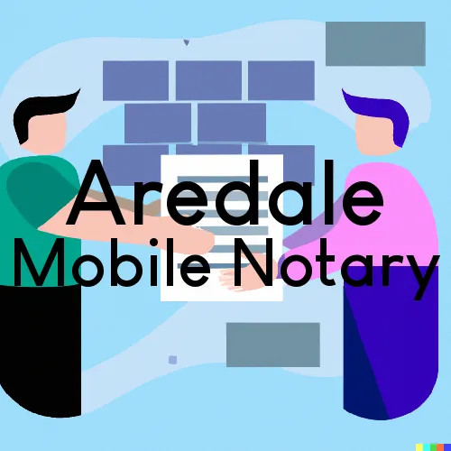 Aredale, IA Traveling Notary Services
