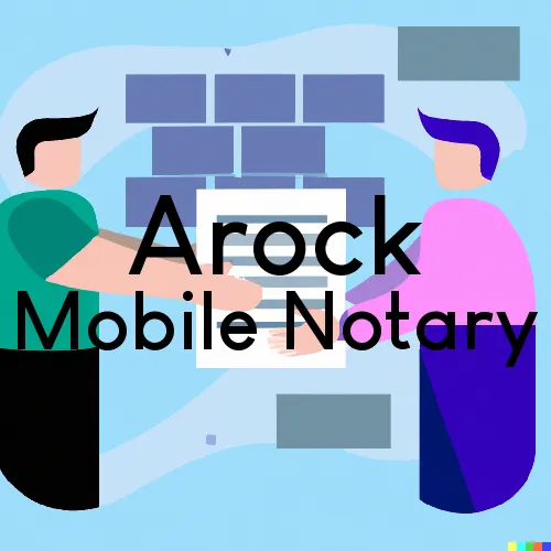 Arock, OR Traveling Notary Services