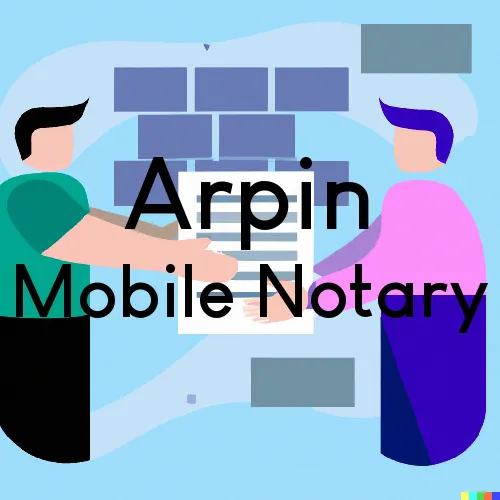 Arpin, Wisconsin Traveling Notaries
