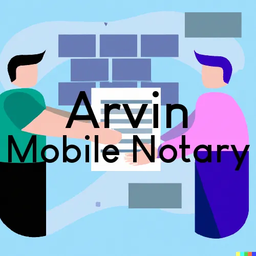 Arvin, CA Mobile Notary and Traveling Signing Services 