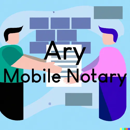 Ary, KY Mobile Notary Signing Agents in zip code area 41712