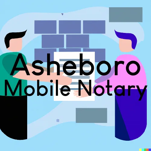 Asheboro, NC Mobile Notary Signing Agents in zip code area 27205
