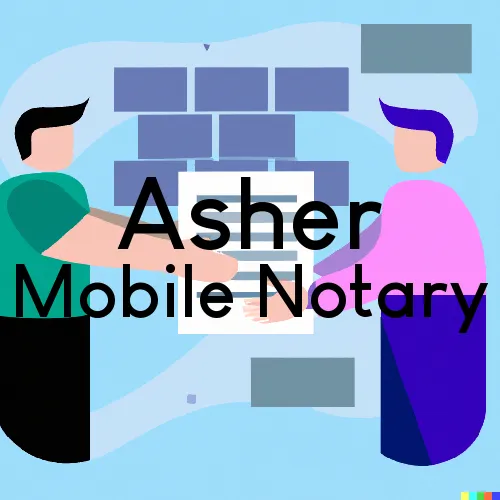 Asher, OK Traveling Notary Services