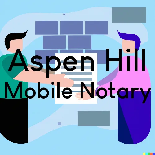 Aspen Hill, MD Mobile Notary and Traveling Signing Services 