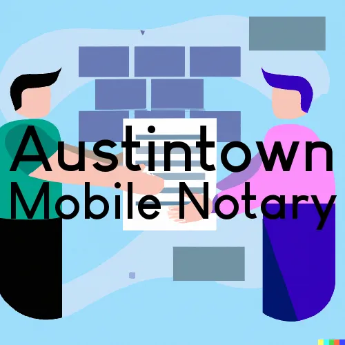 Austintown, OH Mobile Notary and Traveling Signing Services 