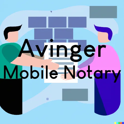 Avinger, TX Mobile Notary and Traveling Signing Services 