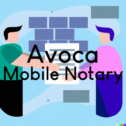 Traveling Notary in Avoca, NE