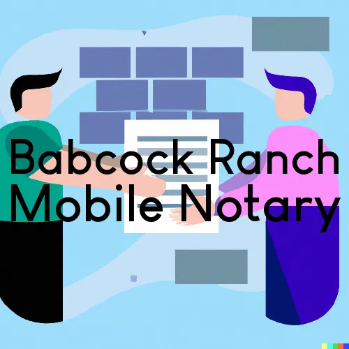 Babcock Ranch, FL Mobile Notary and Traveling Signing Services 