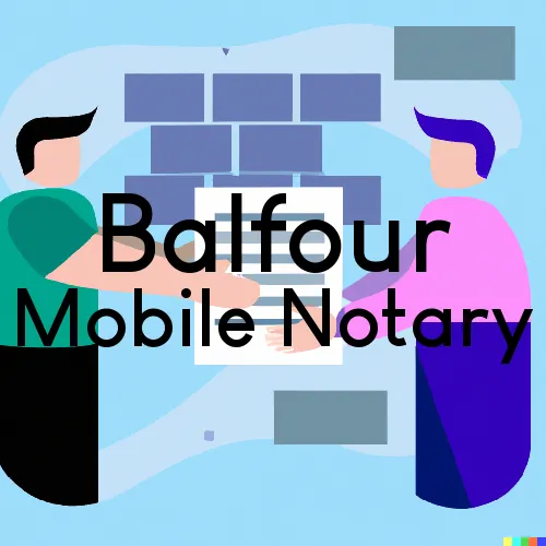 Traveling Notary in Balfour, ND