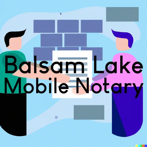 Traveling Notary in Balsam Lake, WI