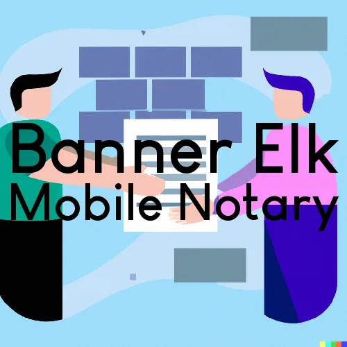 Banner Elk, NC Mobile Notary Signing Agents in zip code area 28604