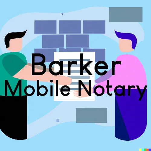 Traveling Notary in Barker, NY