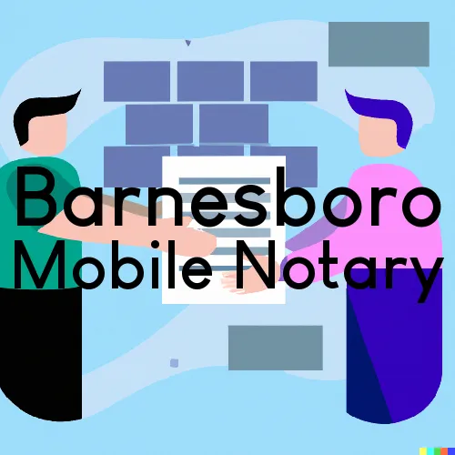 Barnesboro, PA Mobile Notary and Signing Agent, “Gotcha Good“ 