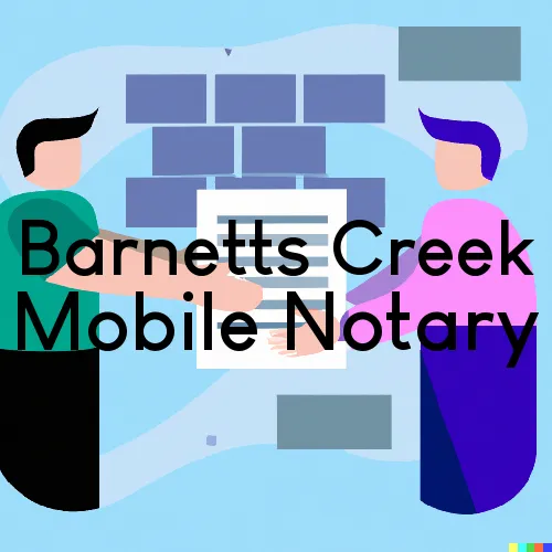 Barnetts Creek, KY Mobile Notary Signing Agents in zip code area 41256