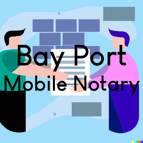 Bay Port, MI Traveling Notary Services