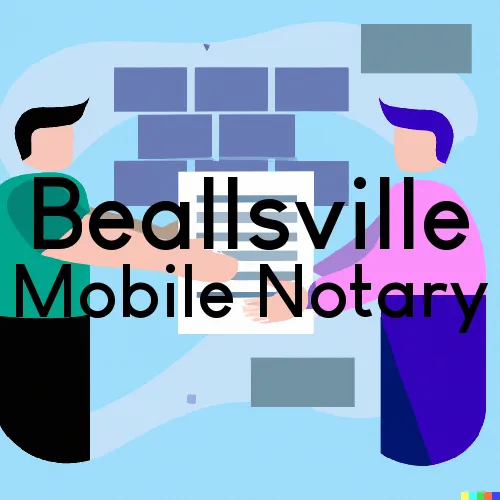 Beallsville, OH Mobile Notary and Traveling Signing Services 