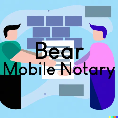 Traveling Notary in Bear, DE
