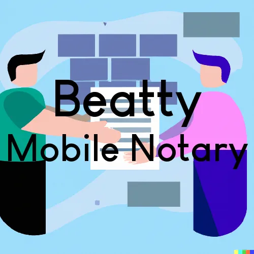 Beatty, OR Mobile Notary Signing Agents in zip code area 97621