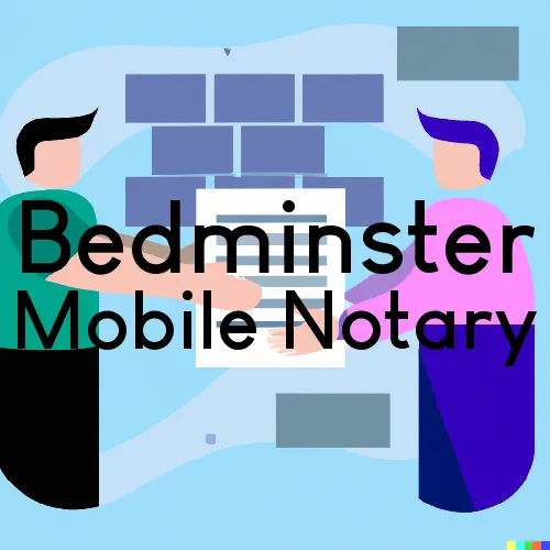 Bedminster, NJ Mobile Notary and Traveling Signing Services 