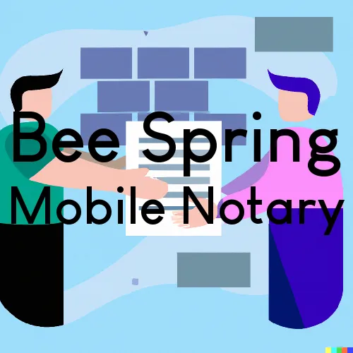  Bee Spring, KY Traveling Notaries and Signing Agents