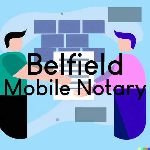 Belfield, ND Mobile Notary and Signing Agent, “Best Services“ 